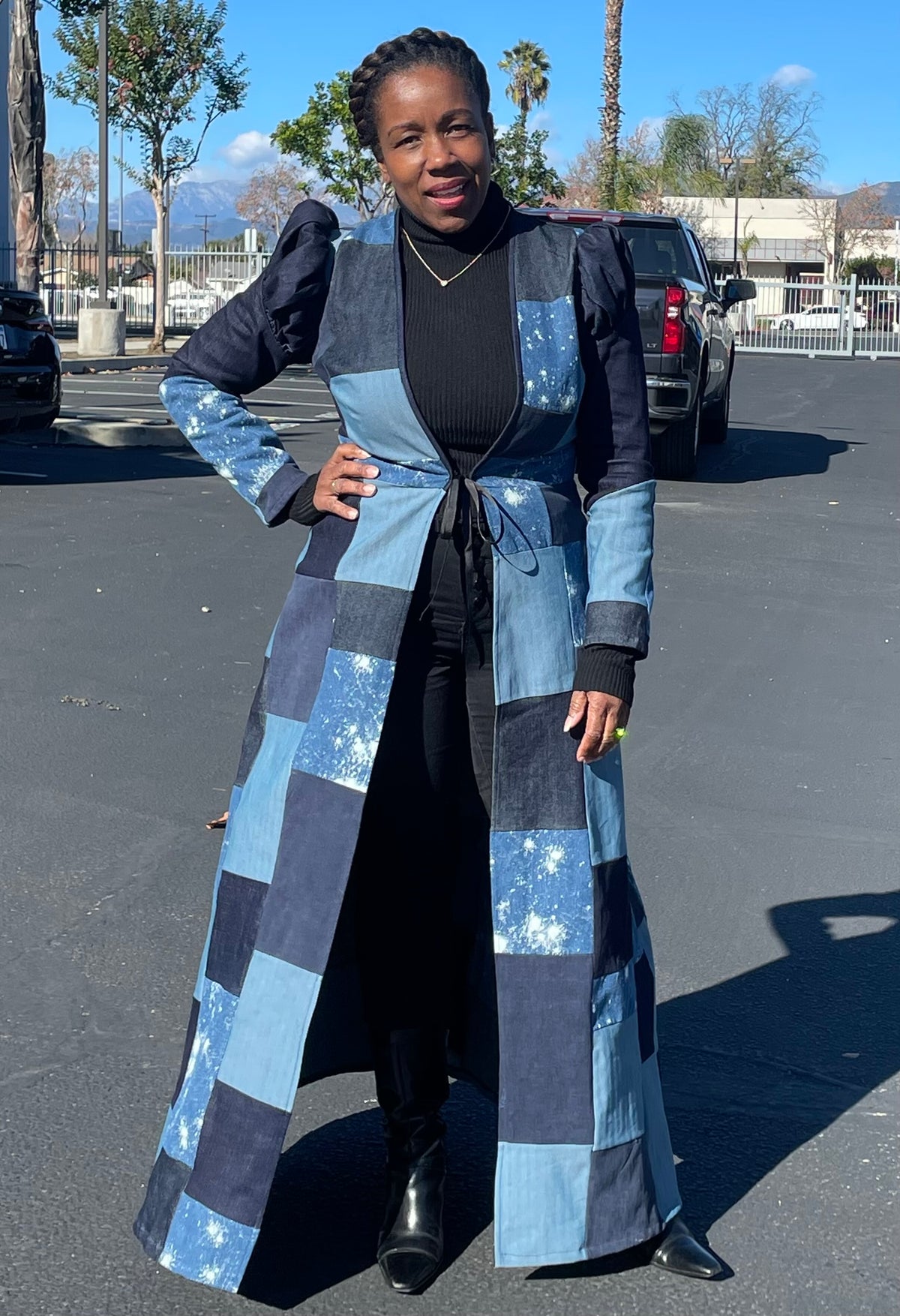 Denim Patchwork Duster