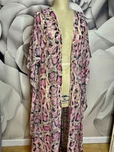 Load image into Gallery viewer, Pink Snake Print Caftan
