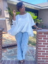 Load image into Gallery viewer, White Ruffle Blouse
