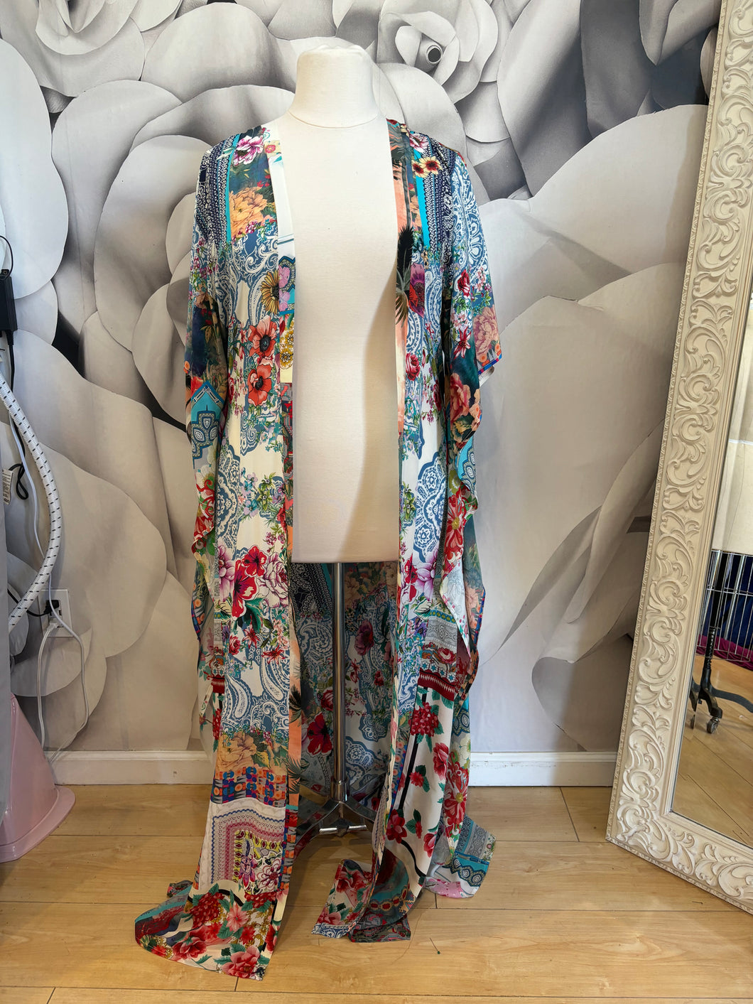 Silk Print Caftan