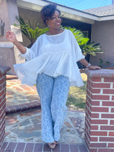Load image into Gallery viewer, White Ruffle Blouse
